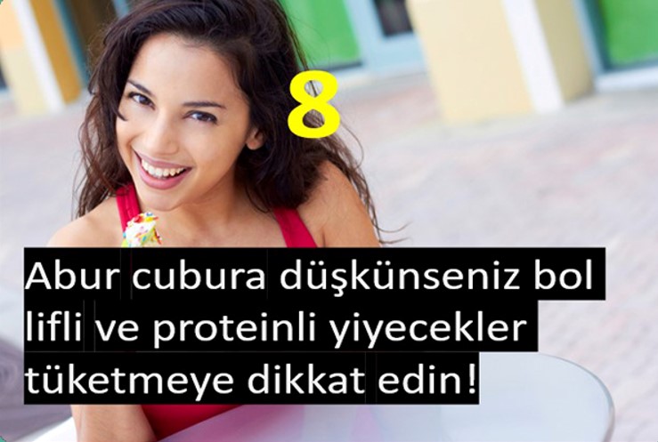 bol lifli ve proteinli yiyecekler yiyin