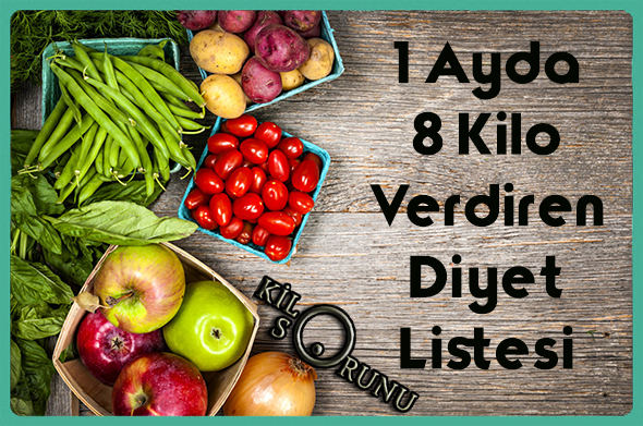 1 ayda 8 kilo verdiren diyet listesi ana ekran